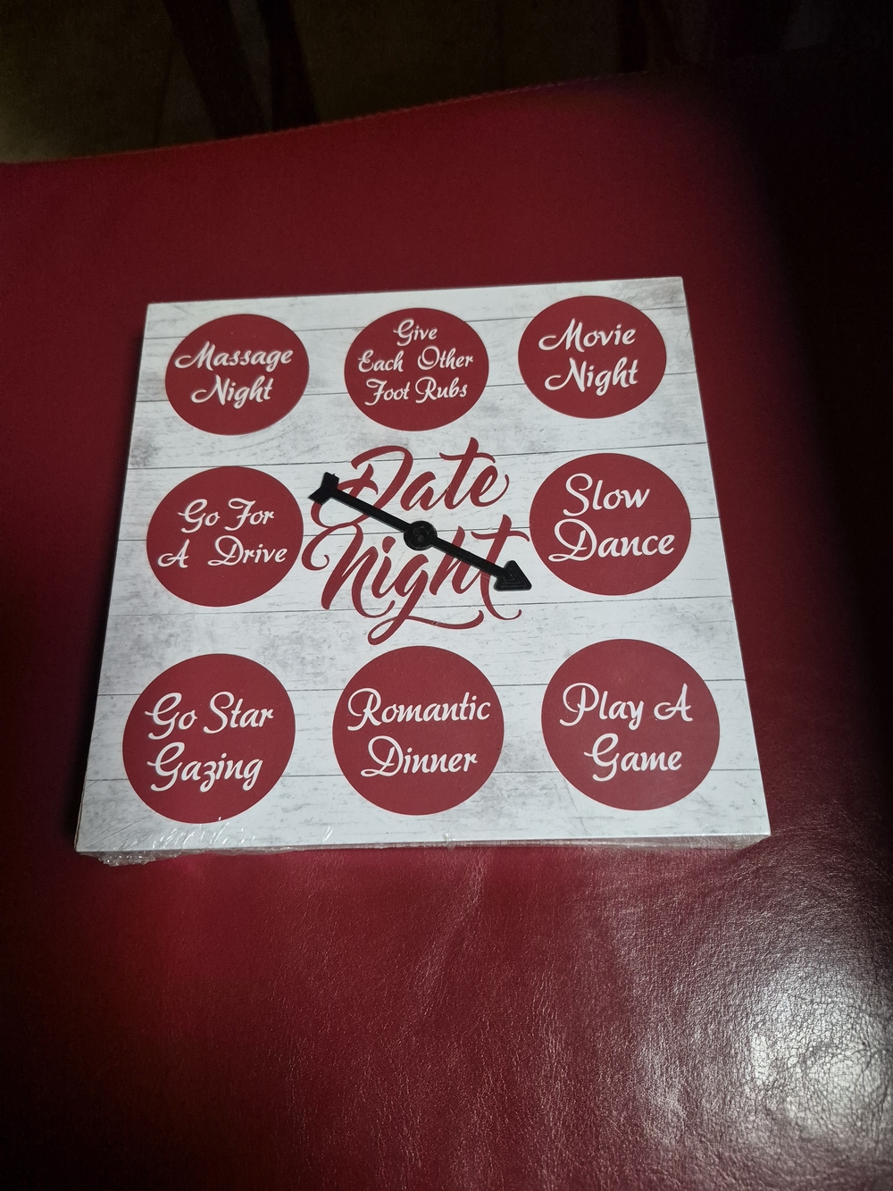 Date Night Spinner Game - Red